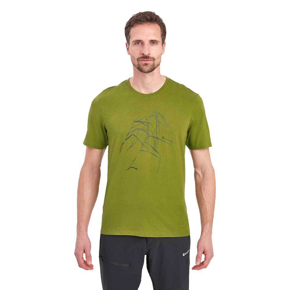 

Футболка Montane Abstract, зеленый