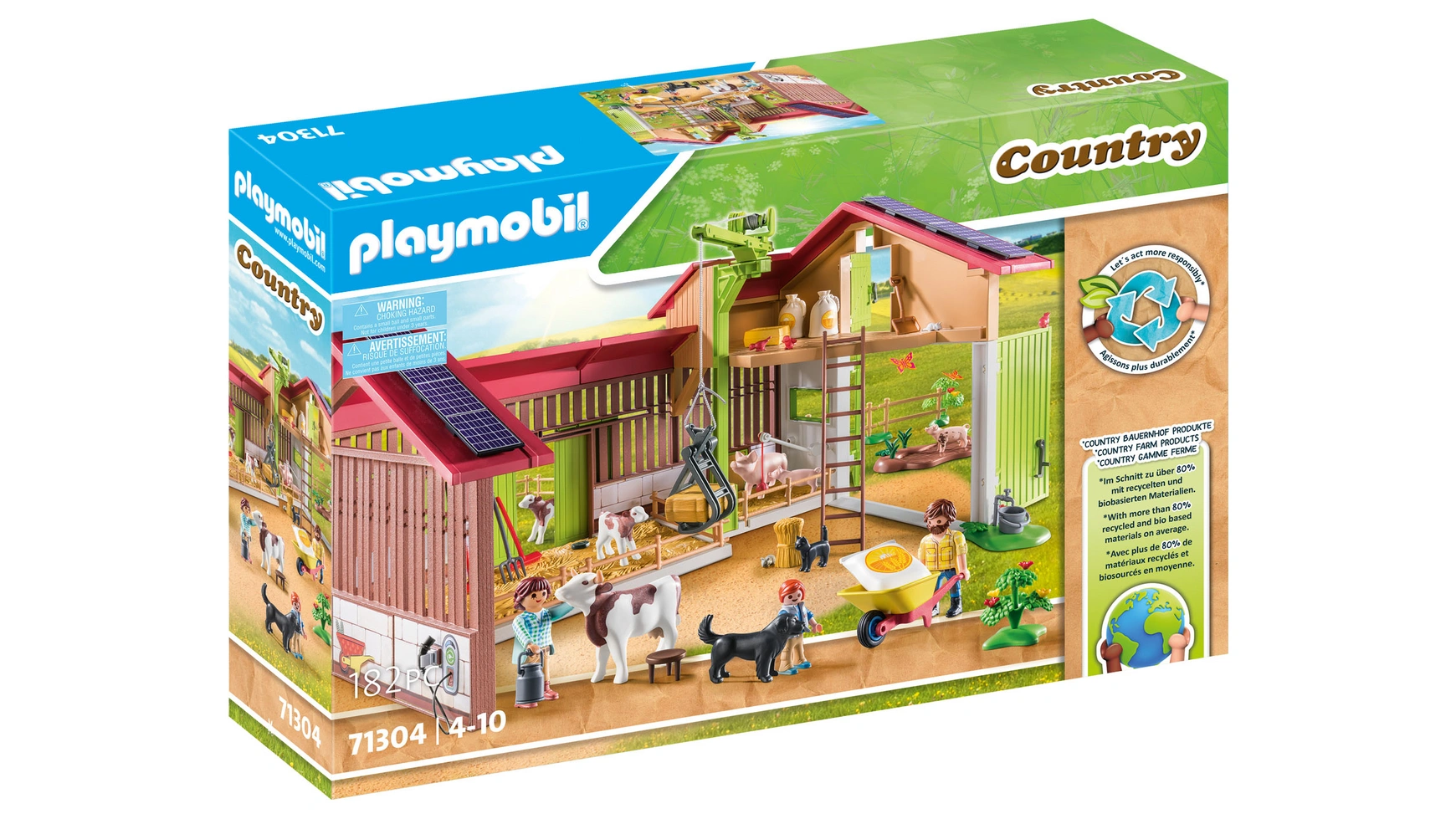 цена Страна большая ферма Playmobil