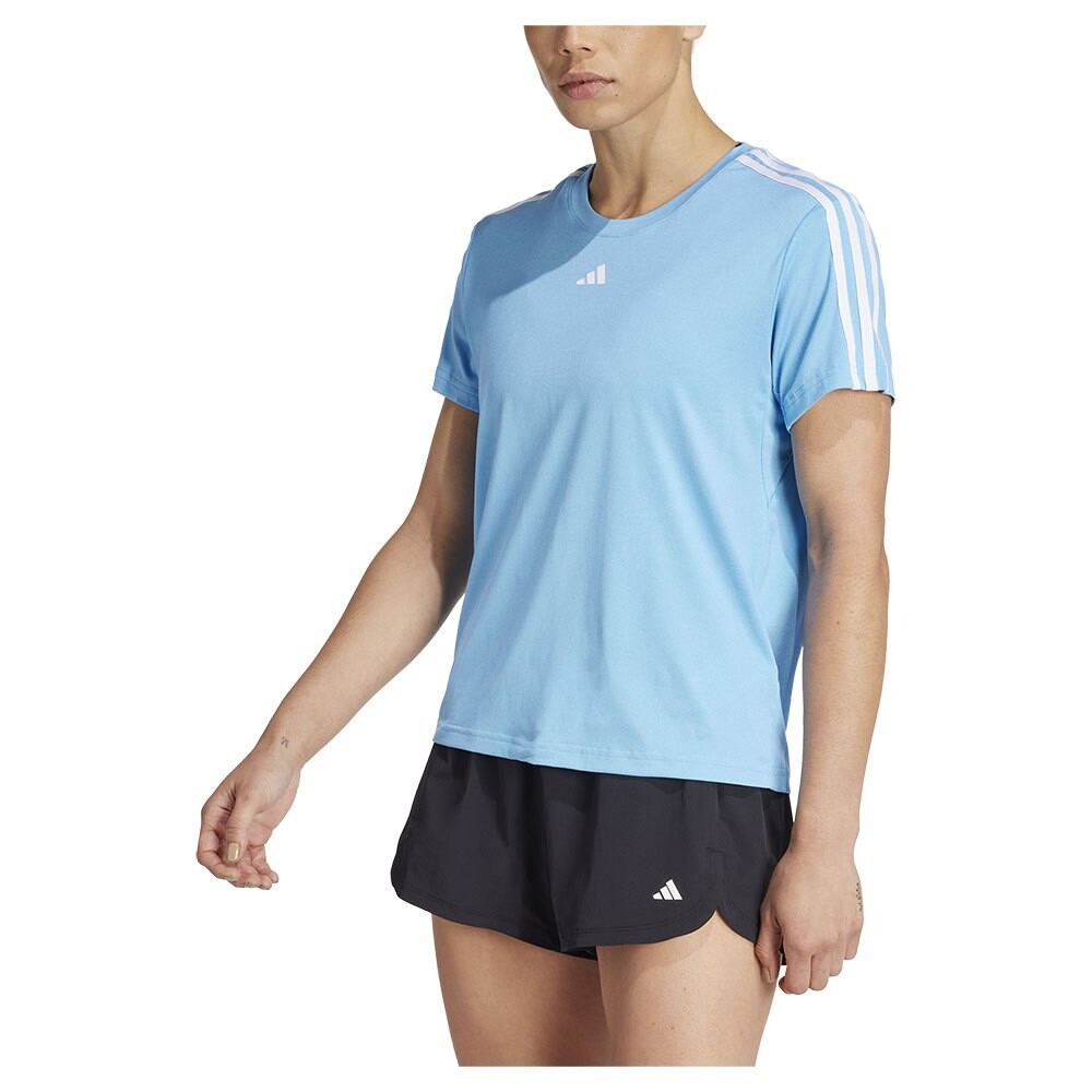 

Футболка с коротким рукавом adidas Train Essentials 3 Stripes, синий