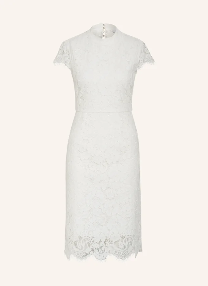 Кружевное платье-футляр Ivy Oak, белый