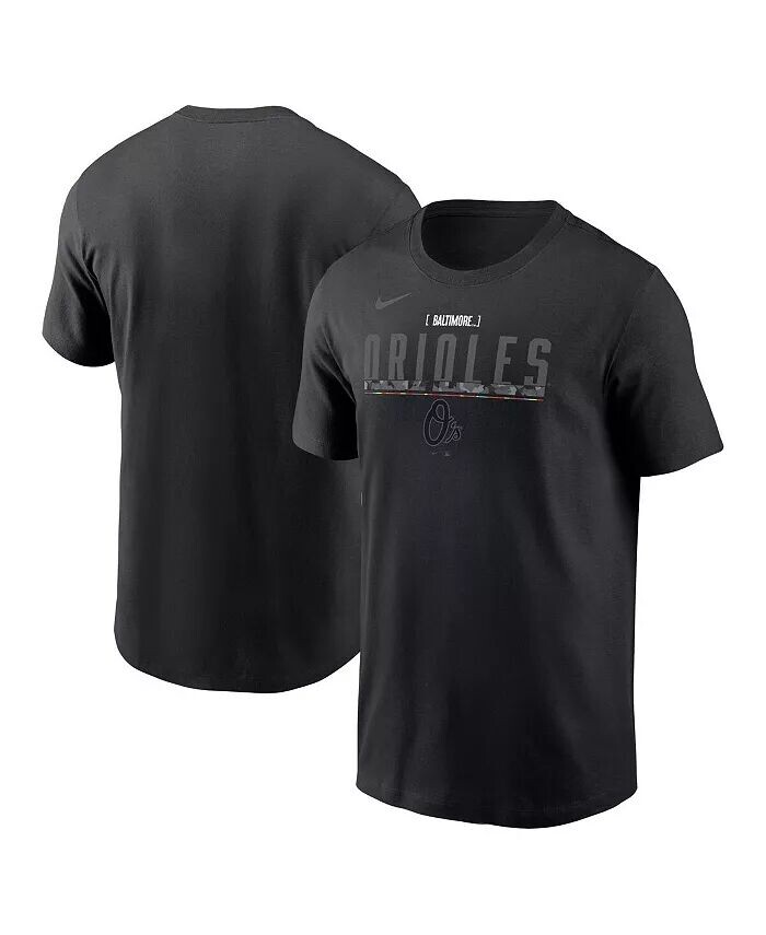 

Мужская черная футболка Baltimore Orioles City Connect Nike, черный