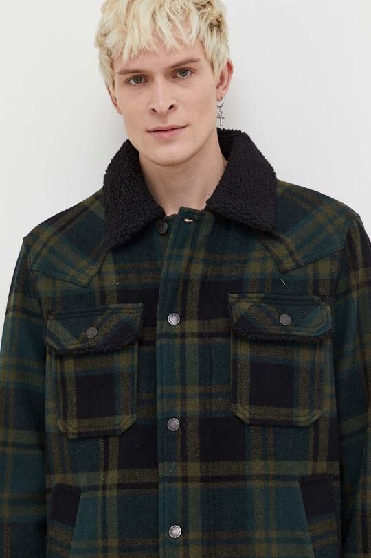 

Шерстяная куртка Superdry, зеленый