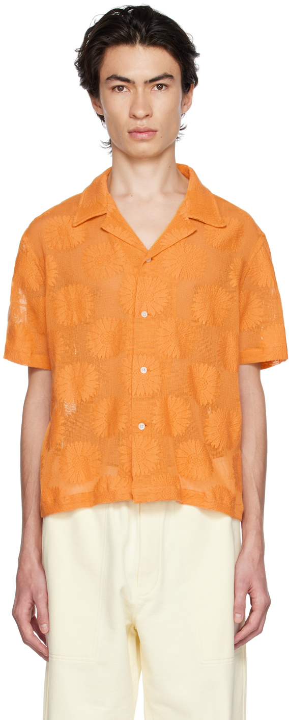 Оранжевая рубашка с подсолнухом , цвет Golden Bode