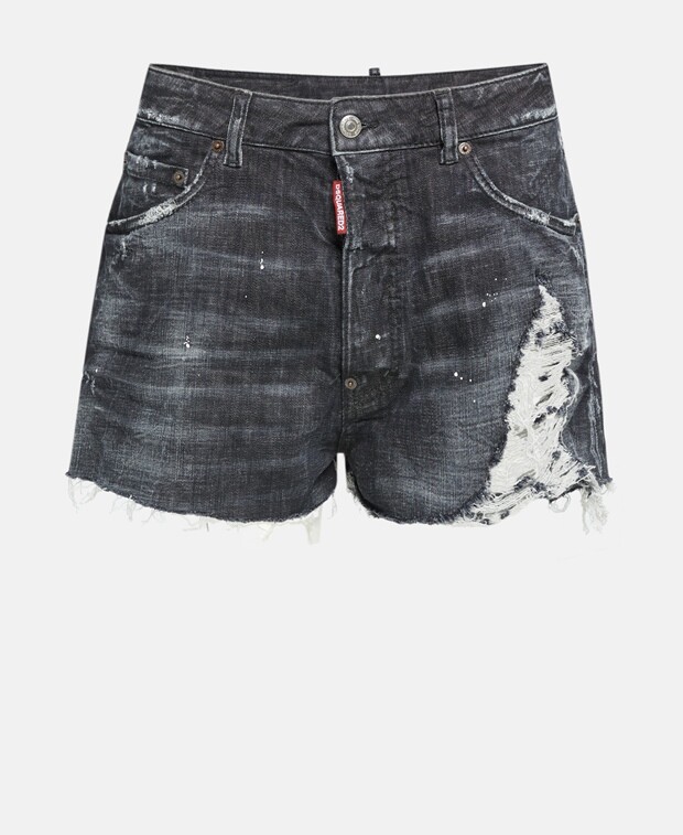 

Джинсовые шорты Dsquared2, черный