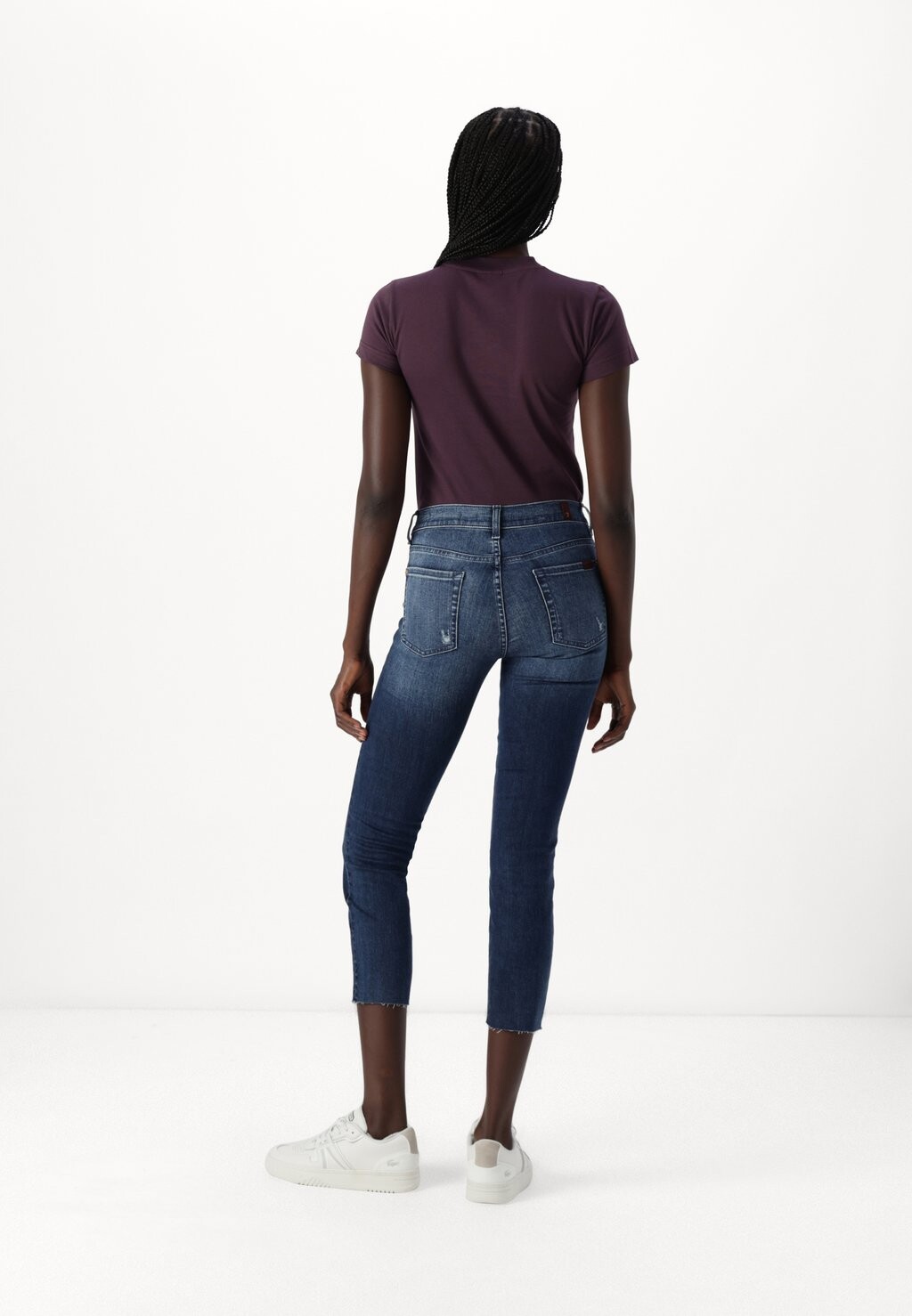 

Джинсы скинни ROXANNE ANKLE RIVER 7 for all mankind, темно-синий