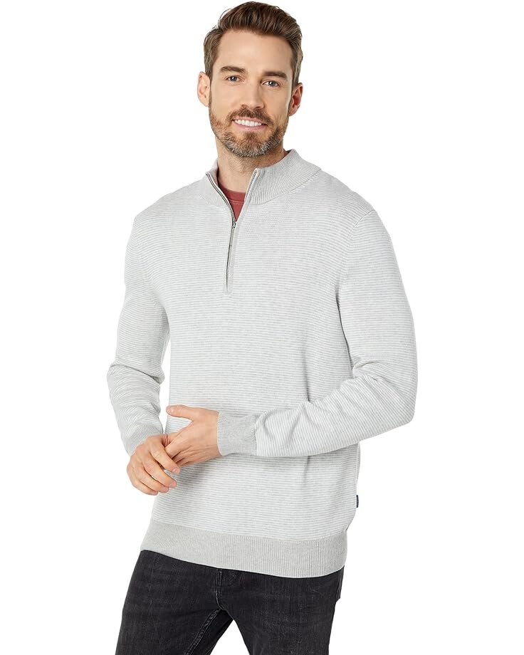 

Свитер Vineyard Vines Boathouse Stripe 1/4 Zip, серый