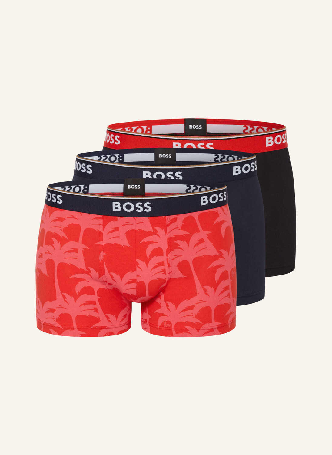 

Набор из 3 боксеров trunk BOSS, цвет SCHWARZ/BLAU/ROT