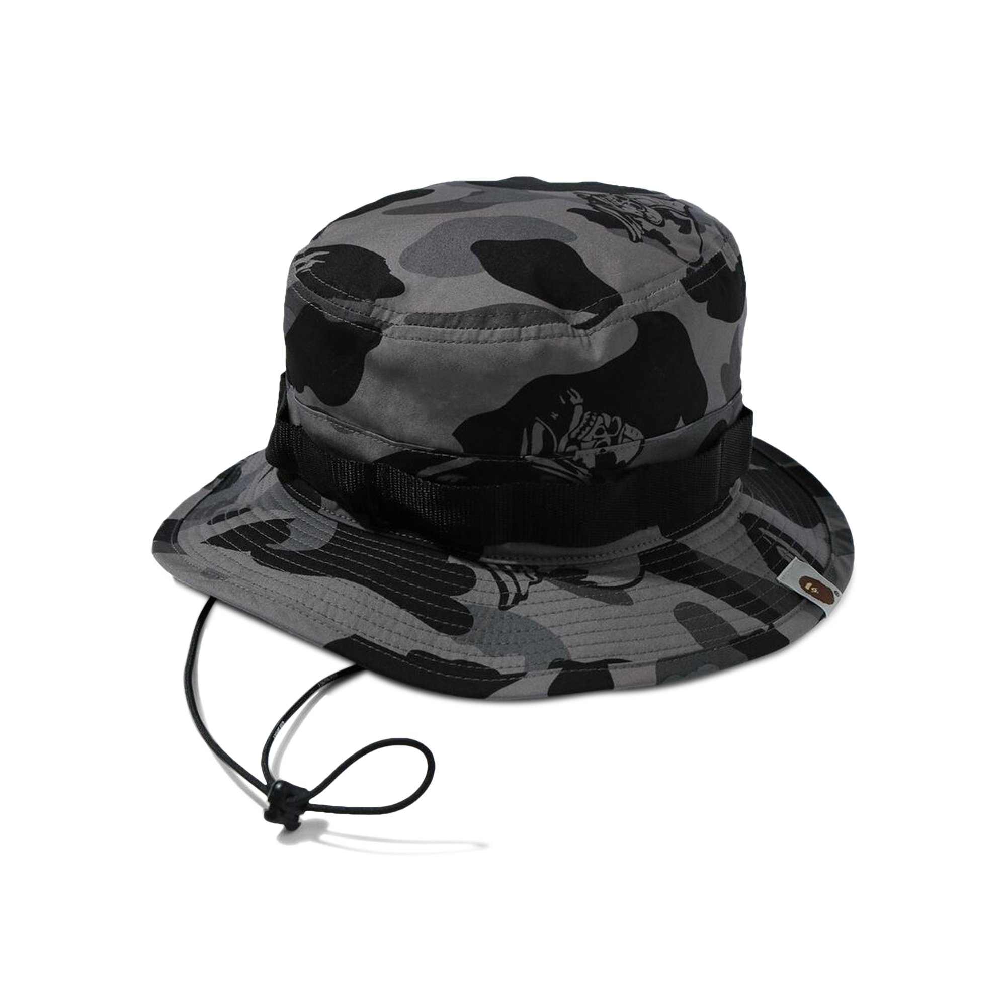 BAPE Ursus Камуфляжная военная кепка, черная фото