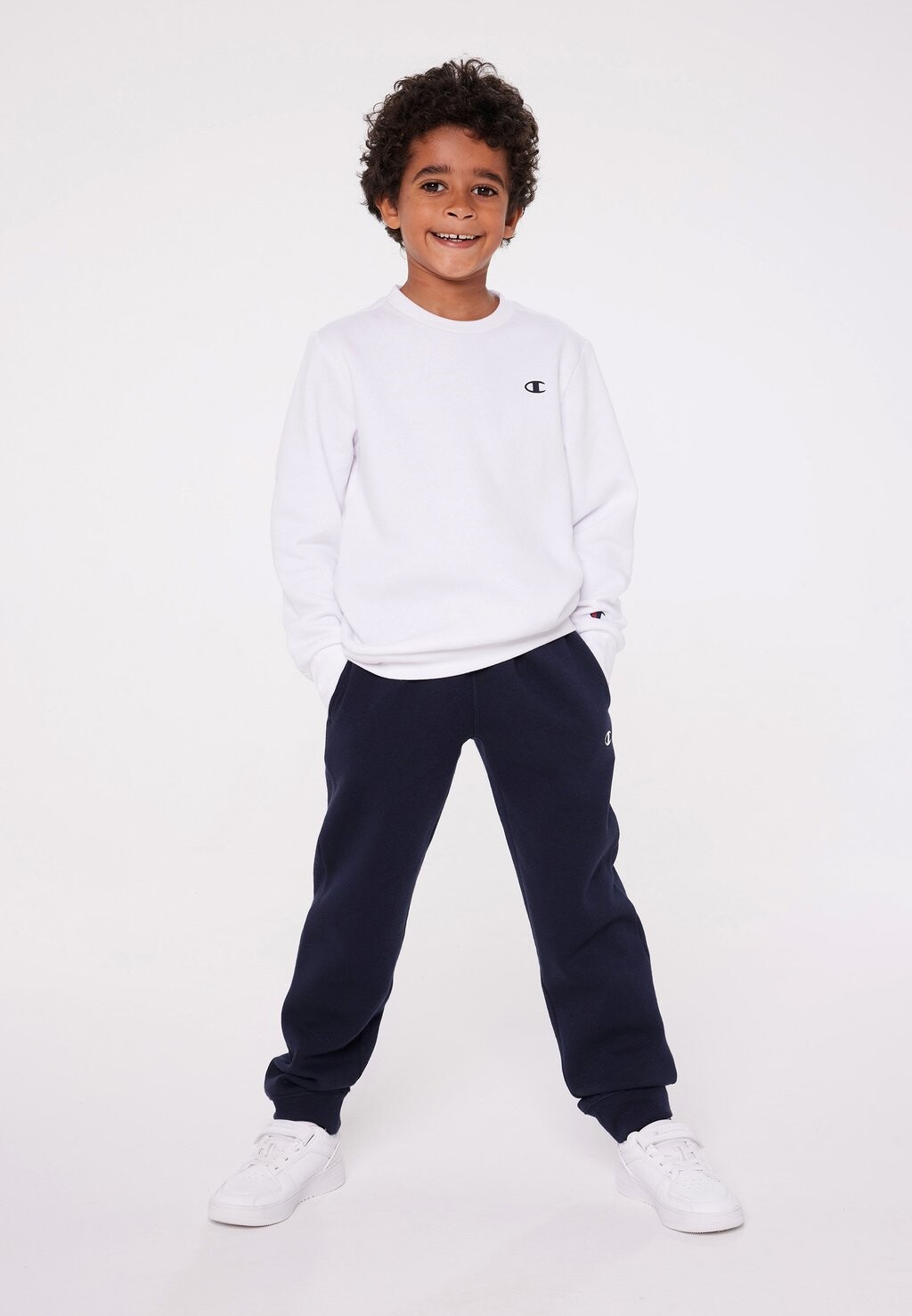 

Толстовка Basic Crewneck Unisex Champion, белый