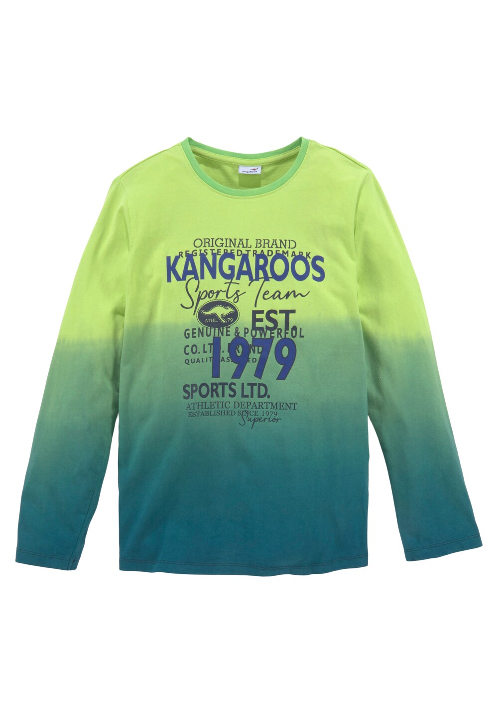 Рубашка Kangaroos, лаймовый/темно-зеленый