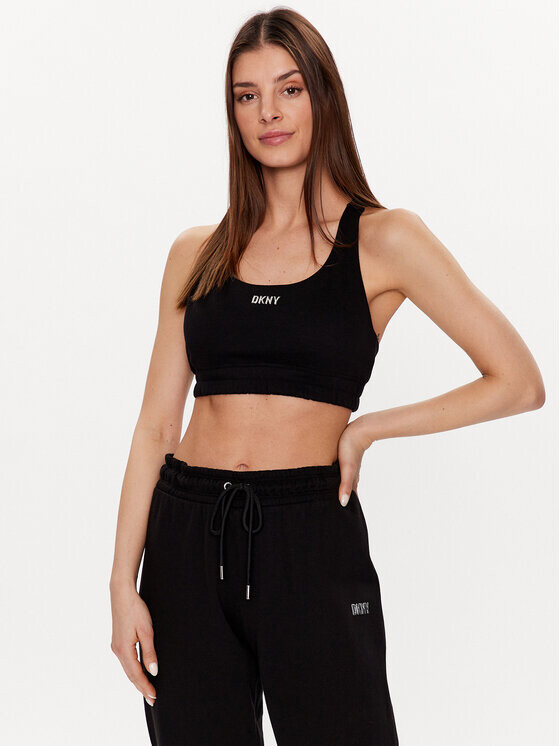 

Верхний бюстгальтер Dkny Sport, черный