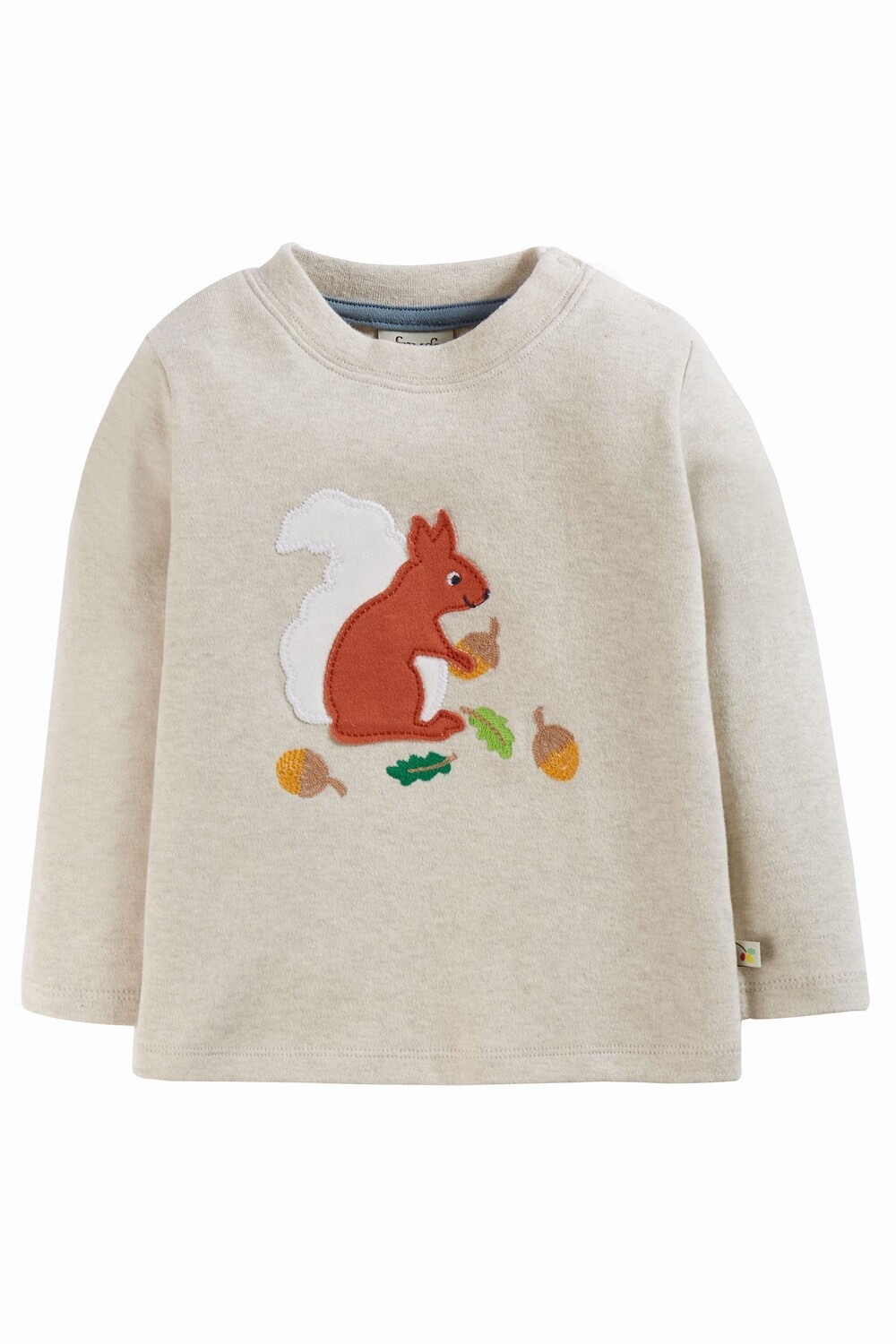 

Топ с аппликацией Adventure Frugi, коричневый