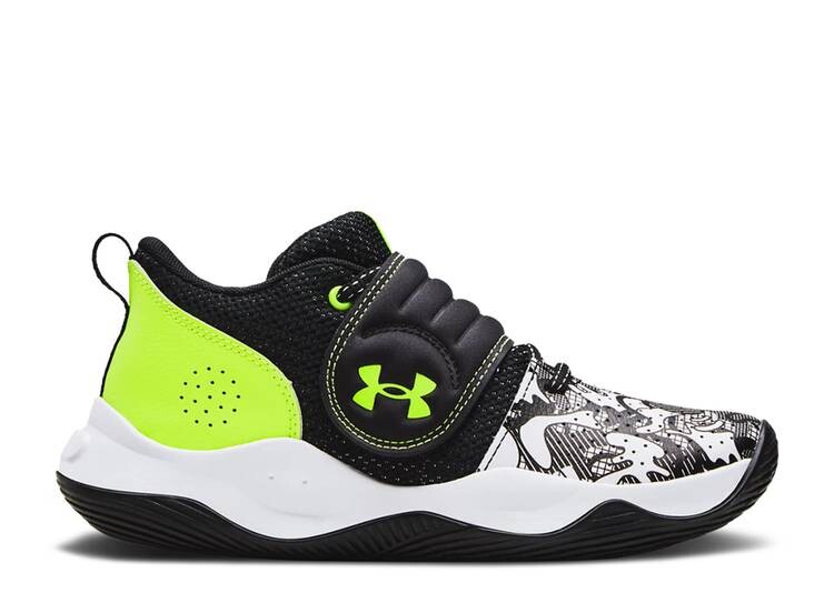 

Кроссовки Under Armour ZONE BB GS 'COLORSHIFT - WHITE BLACK', белый