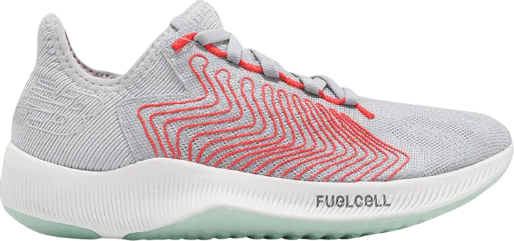 

Кроссовки New Balance Wmns FuelCell Rebel Wide 'Light Aluminum Neo Flame', белый