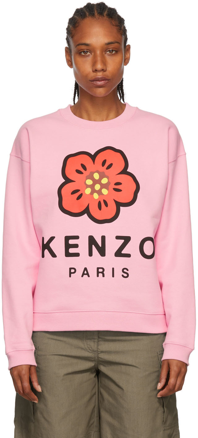 Kenzo pink on sale sweater