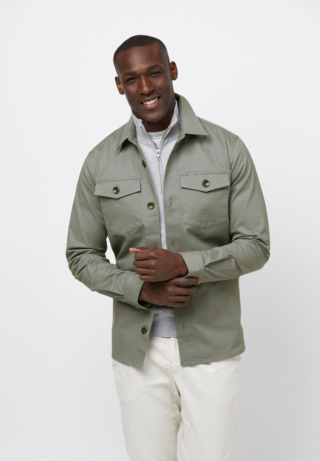 

Легкая куртка OVERSHIRT PROFUOMO, зеленый