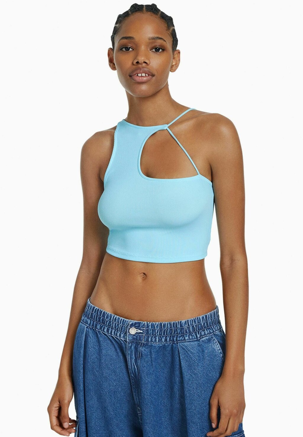

Топ Bershka, синий