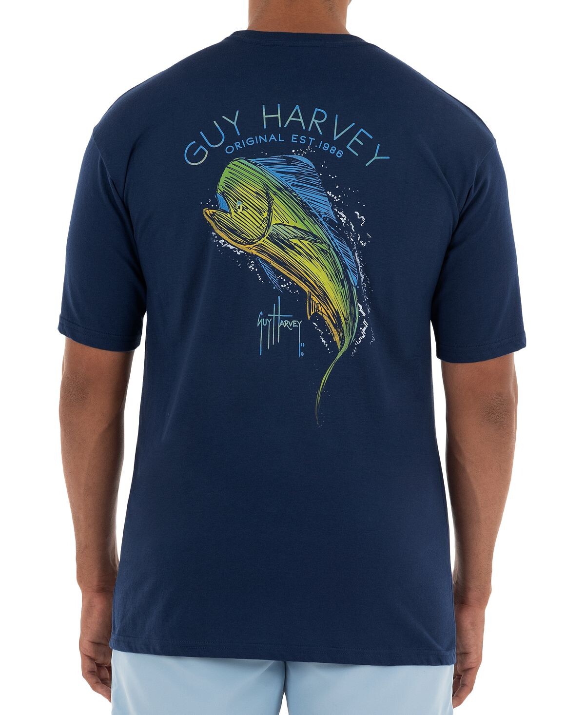 

Мужская футболка с логотипом Guy Harvey, мульти