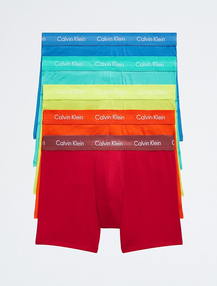

Набор из 5 трусов-боксеров The Pride Edit Calvin Klein, мульти