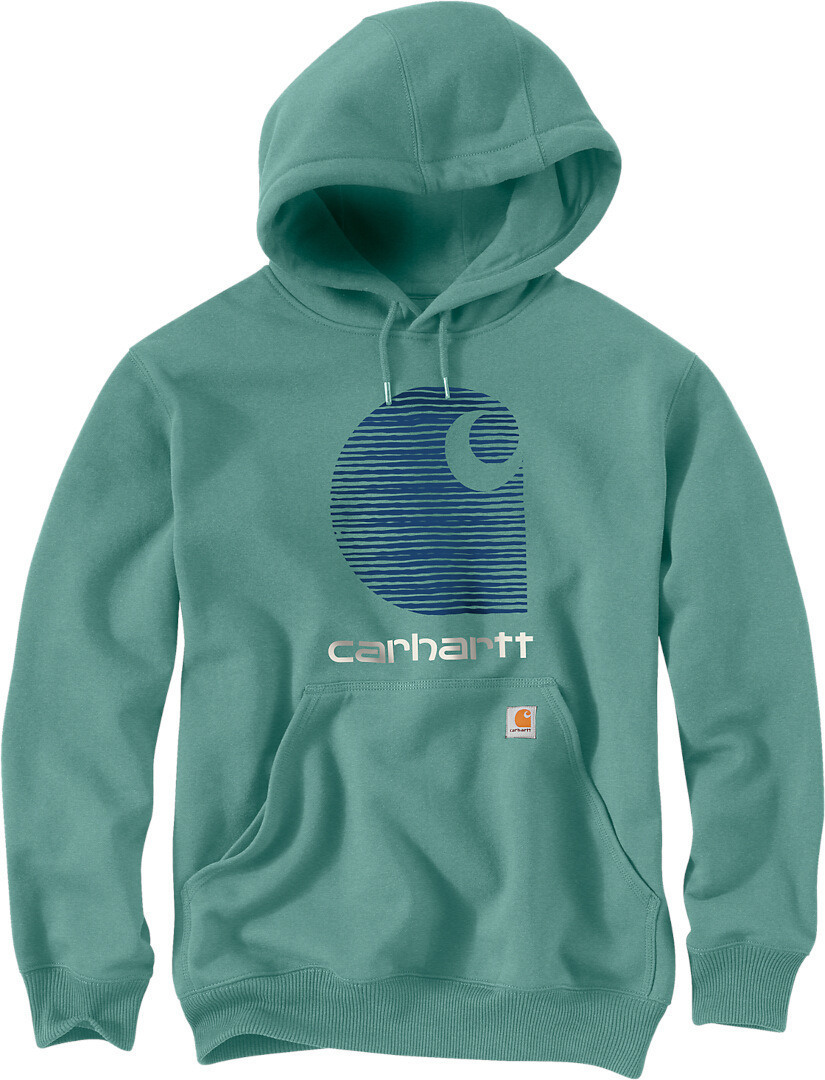 цена Толстовка Carhartt Rain Defender C Logo, зеленый