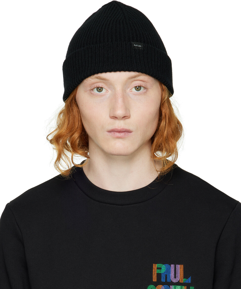 

Черная кашемировая шапка Paul Smith