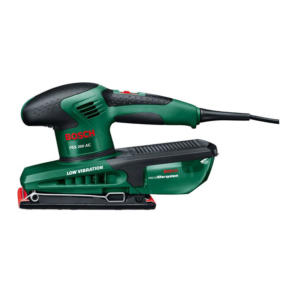 

Вибрационная шлифмашина Bosch PSS 200 AC; 24000 об/мин