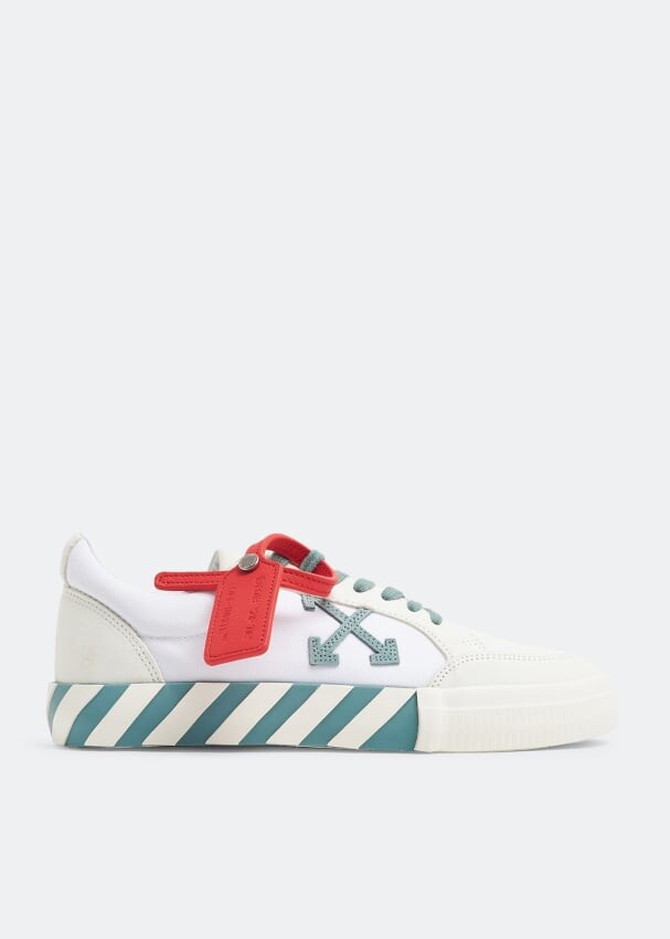 

Кроссовки OFF-WHITE Low Vulcanised sneakers, белый