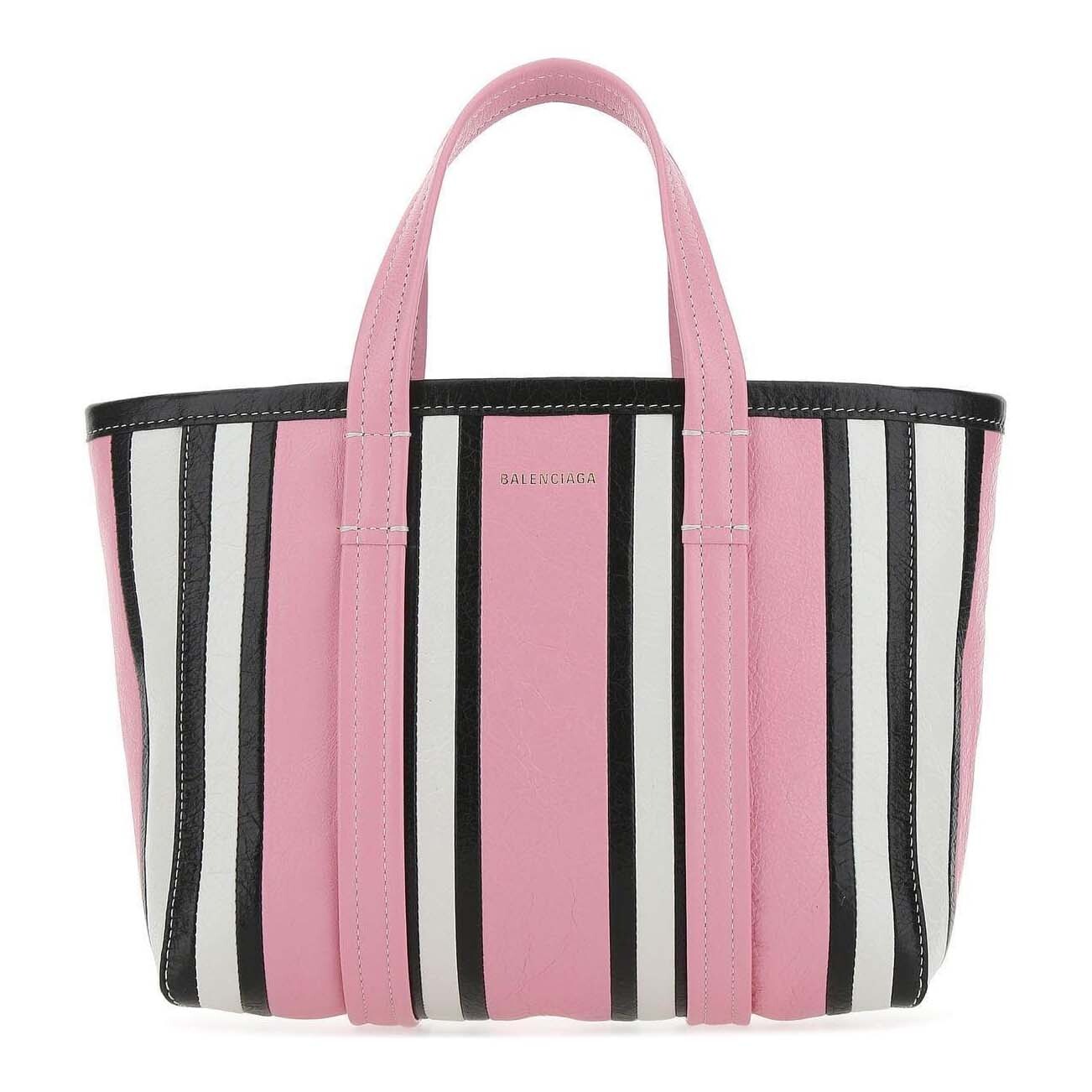 Сумка-тоут Balenciaga Multicolor Leather Small Barbes, розовый