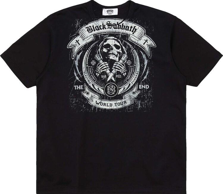 

Футболка Junya Watanabe eYe Sunbath Tee 'Black/Grey', черный