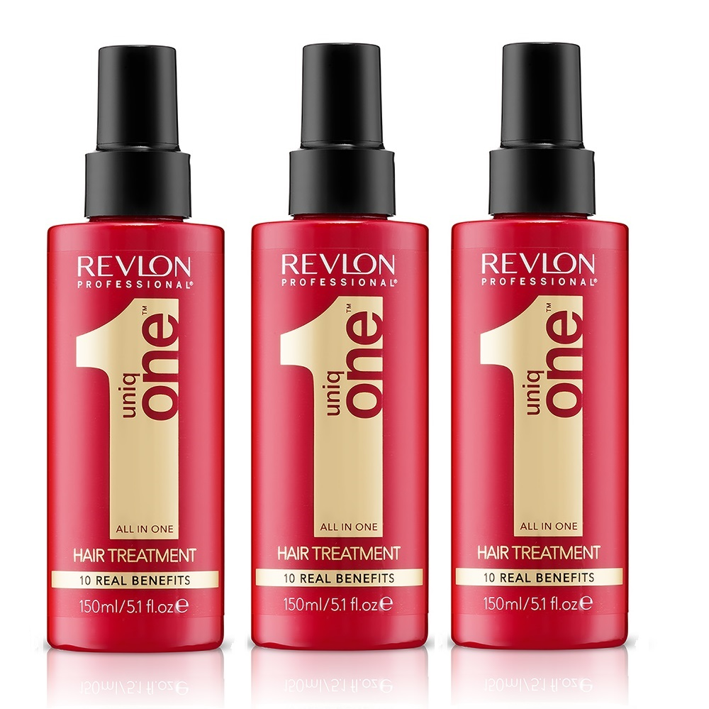 Набор: восстанавливающее средство для волос Revlon Professional Uniq One, 3х150 мл