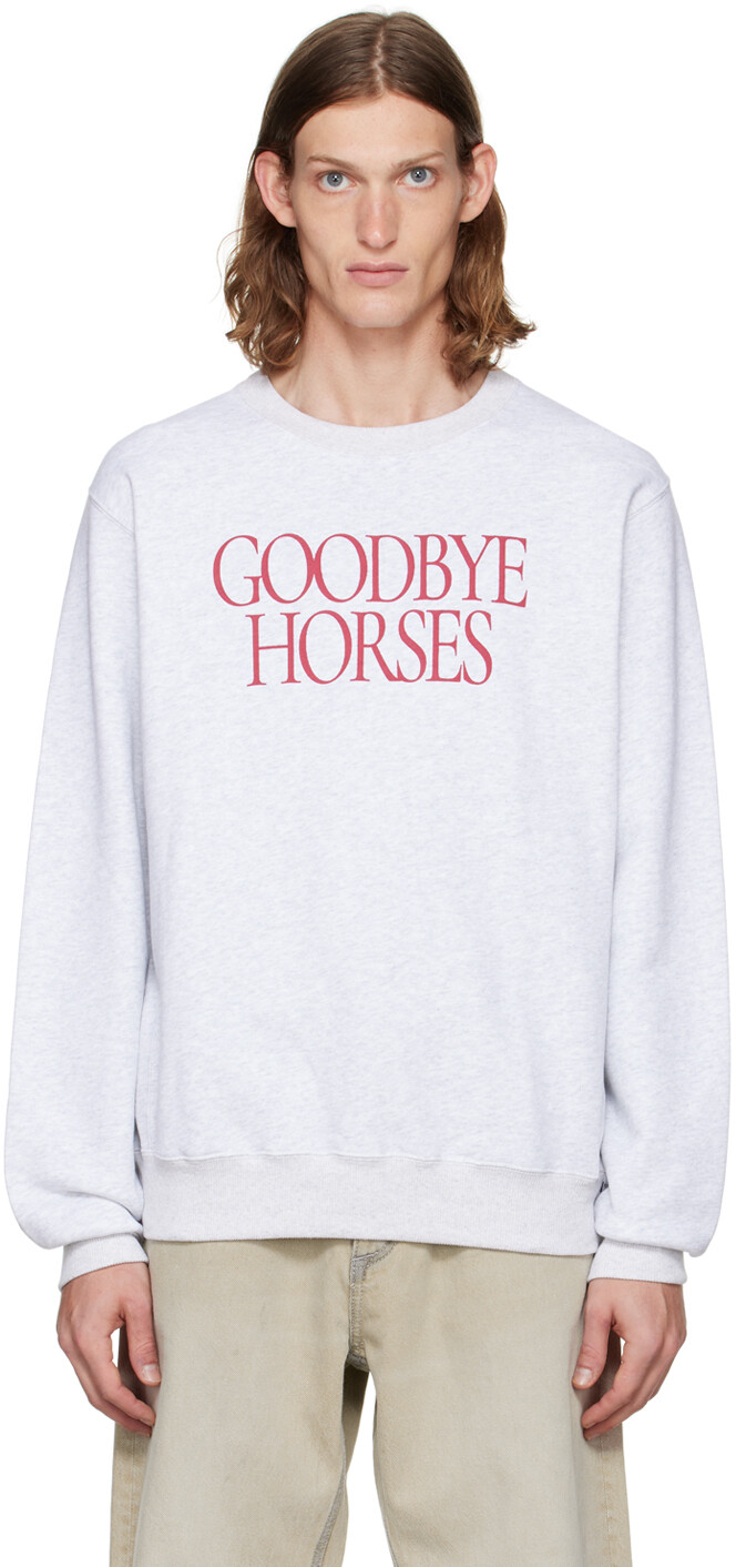 

Серая толстовка Goodbye Horses Praying