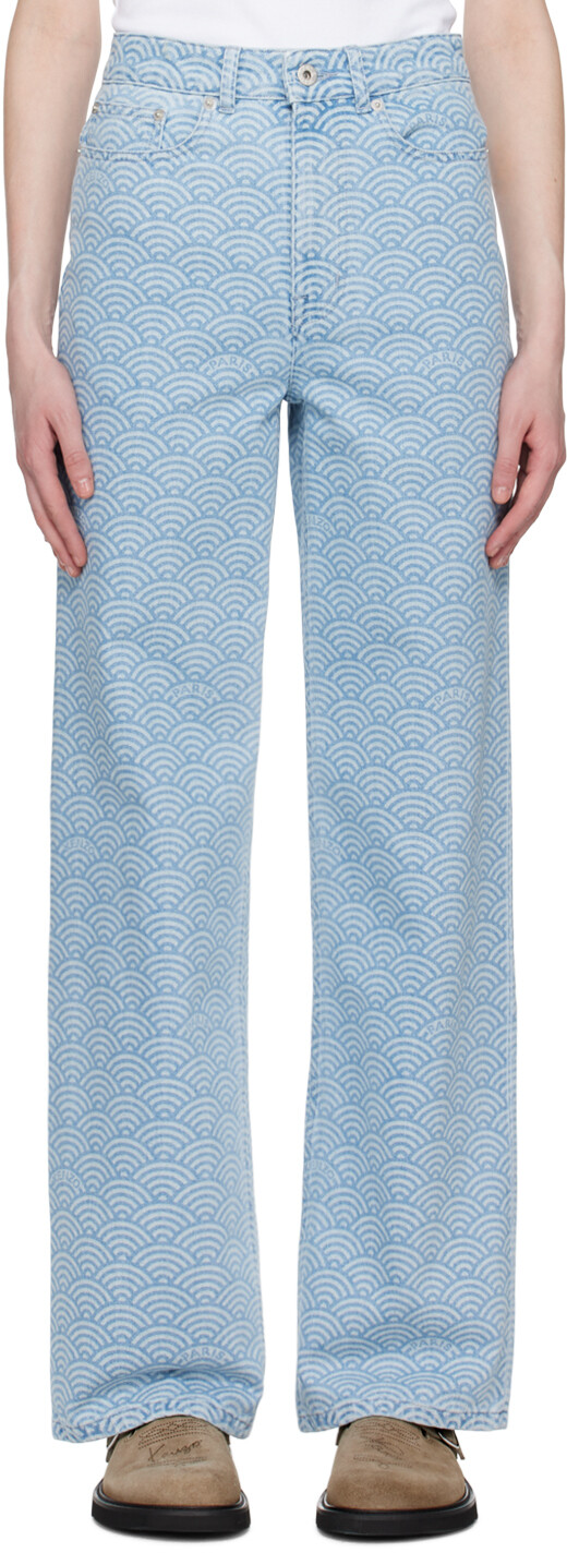 

Синие джинсы Аяме Kenzo