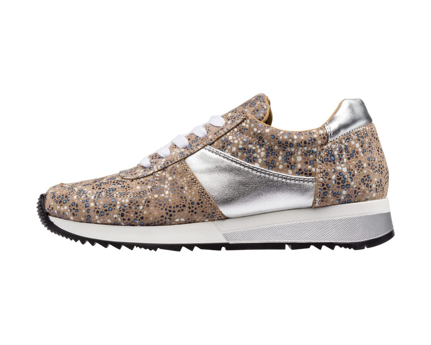 

Кроссовки Holly Unique Printed Leather Fashion Sneaker CoFi, леопардовый скат