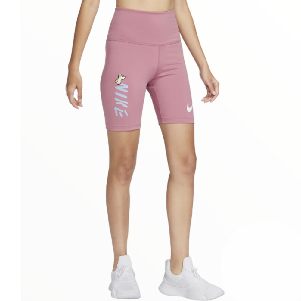 

Велосипедки Nike DRI-FIT High Waist, розовый