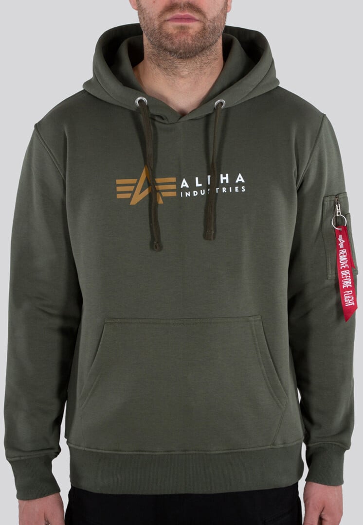 

Балахон Alpha Industries Label, оливковый, Зеленый