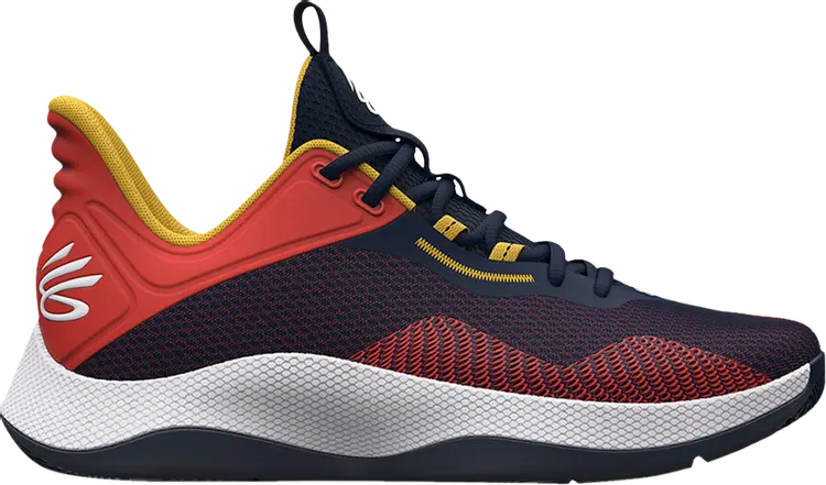 

Кроссовки Curry HOVR Splash Midnight Navy Orange, синий