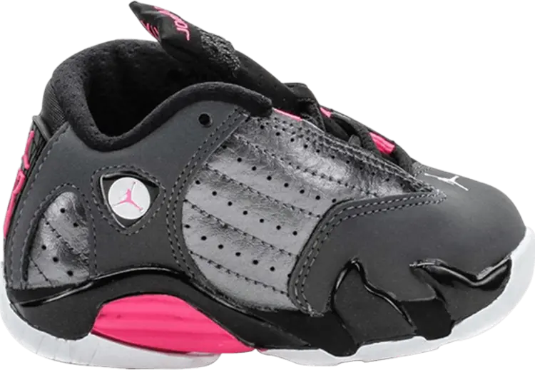 

Кроссовки Air Jordan 14 Retro TD Hyper Pink, серый