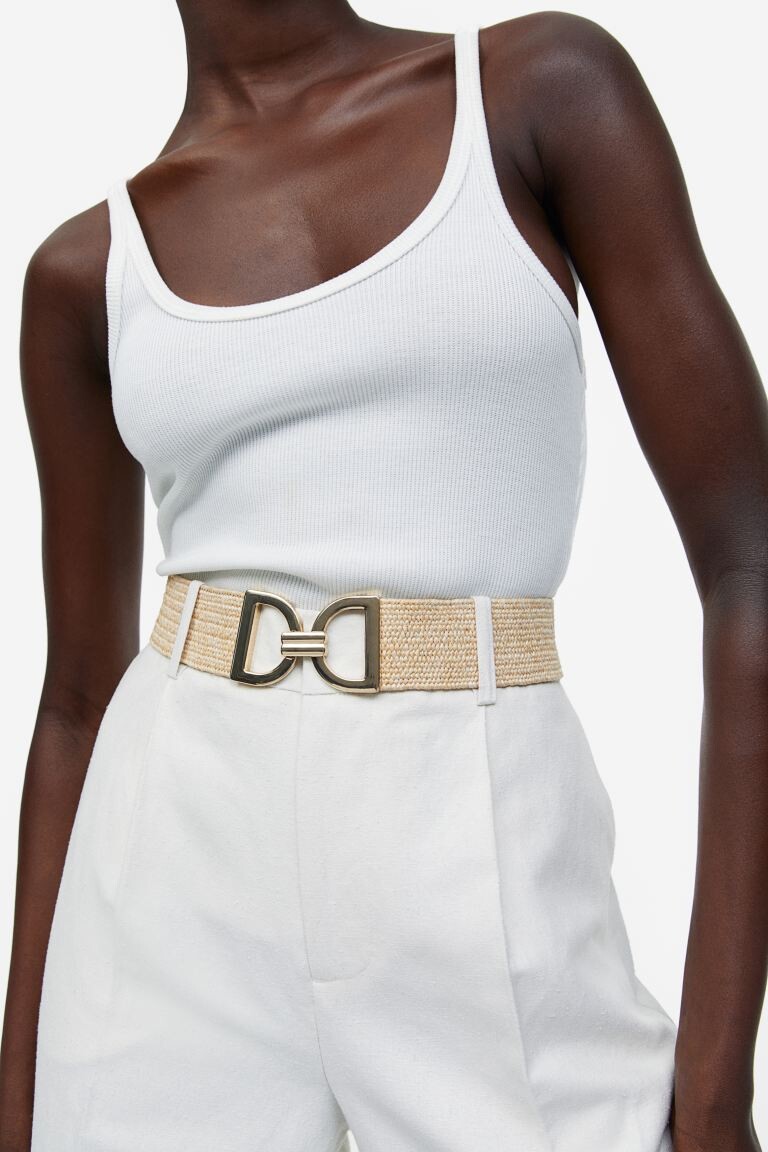 

Ремень H&M, бежевый