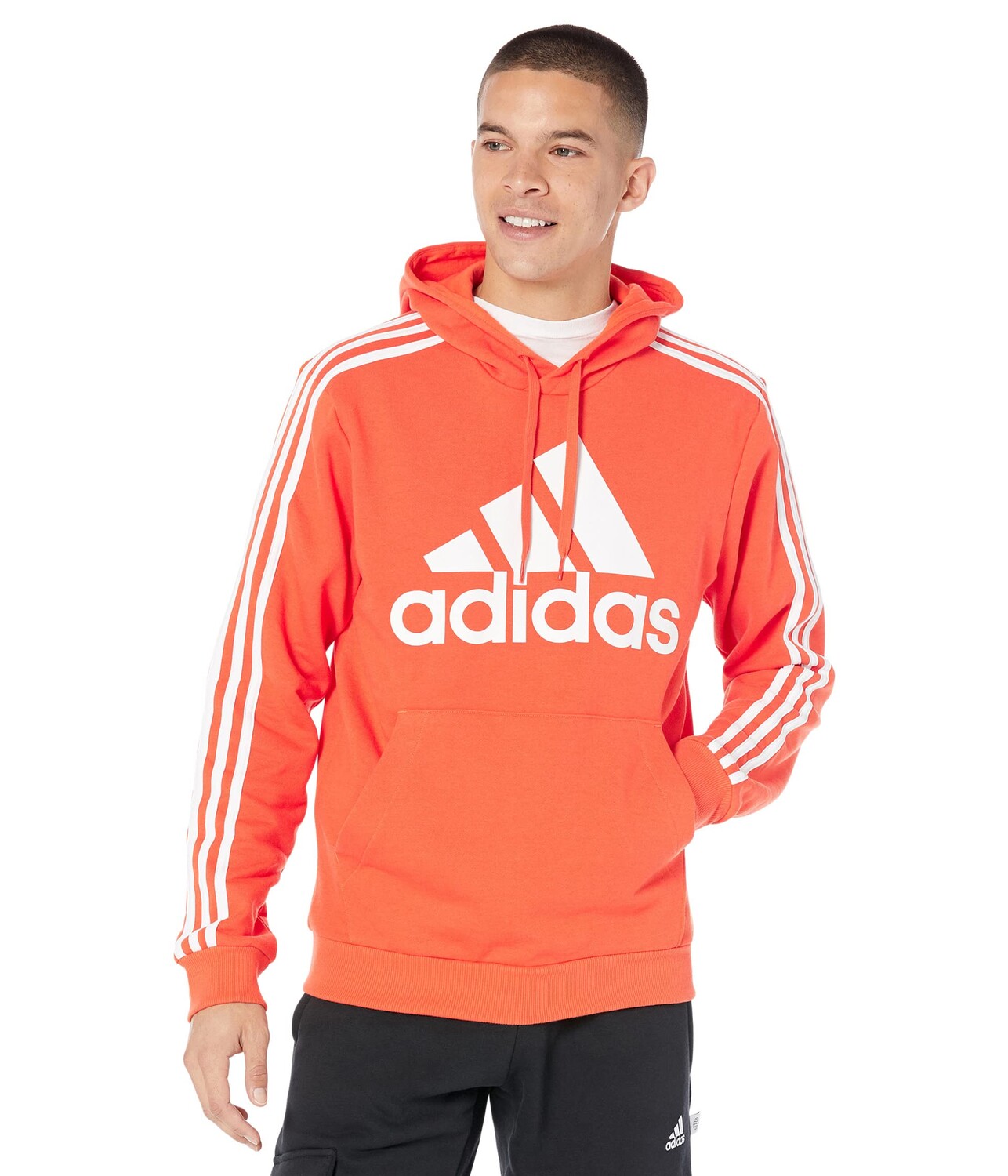 

Худи adidas, Essentials Fleece 3-Stripes Pullover Hoodie