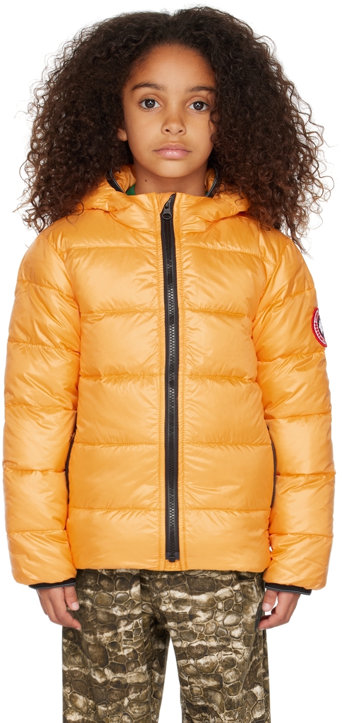 Детская оранжевая куртка с капюшоном Crofton Canada Goose Kids цена и фото