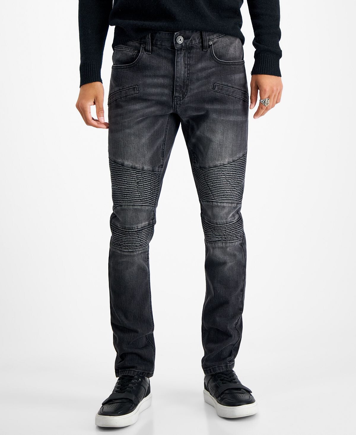 

Мужские джинсы herbie skinny-fit moto, созданные для macy's INC International Concepts, мульти
