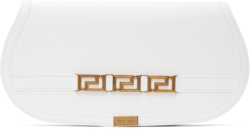 

Белый клатч Greca Goddess Versace