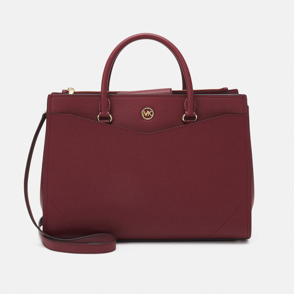 

Сумка-тоут Michael Kors Everly Satchel, бордовый