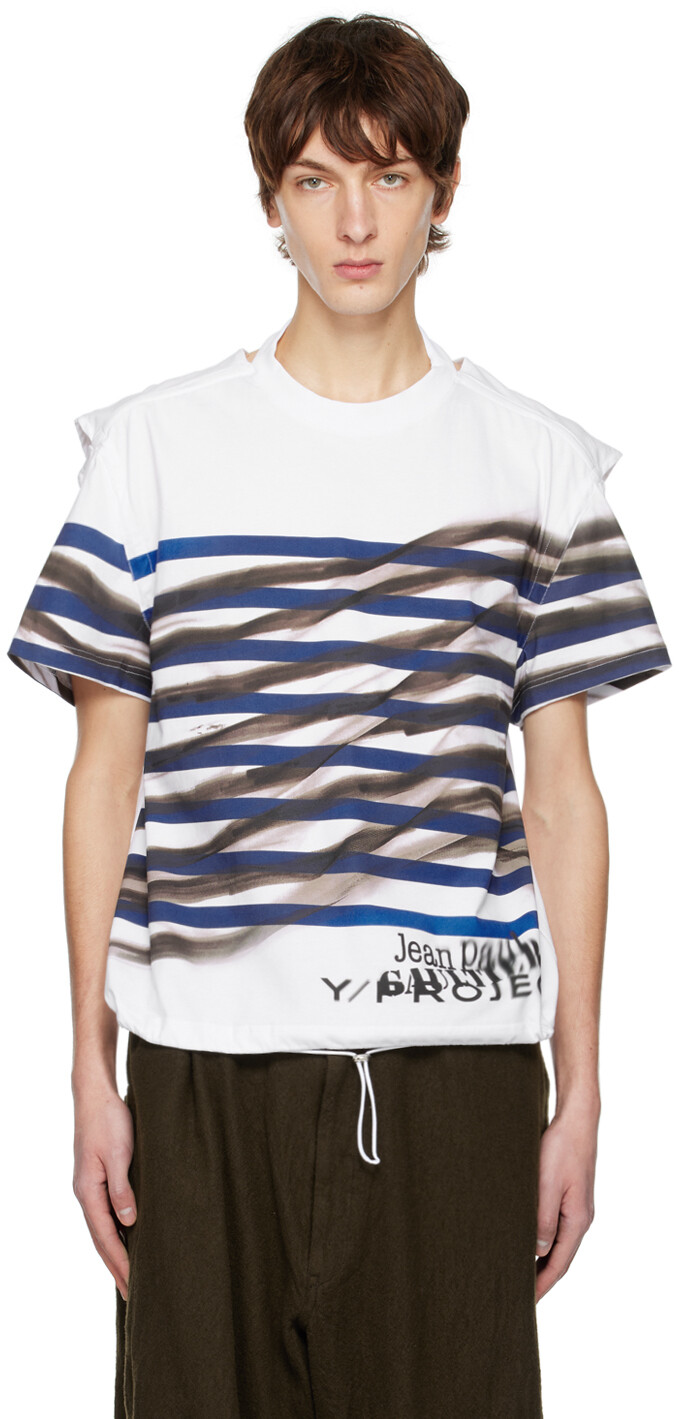 

Белая футболка Jean-Paul Gaultier Edition Y/Project, Белый