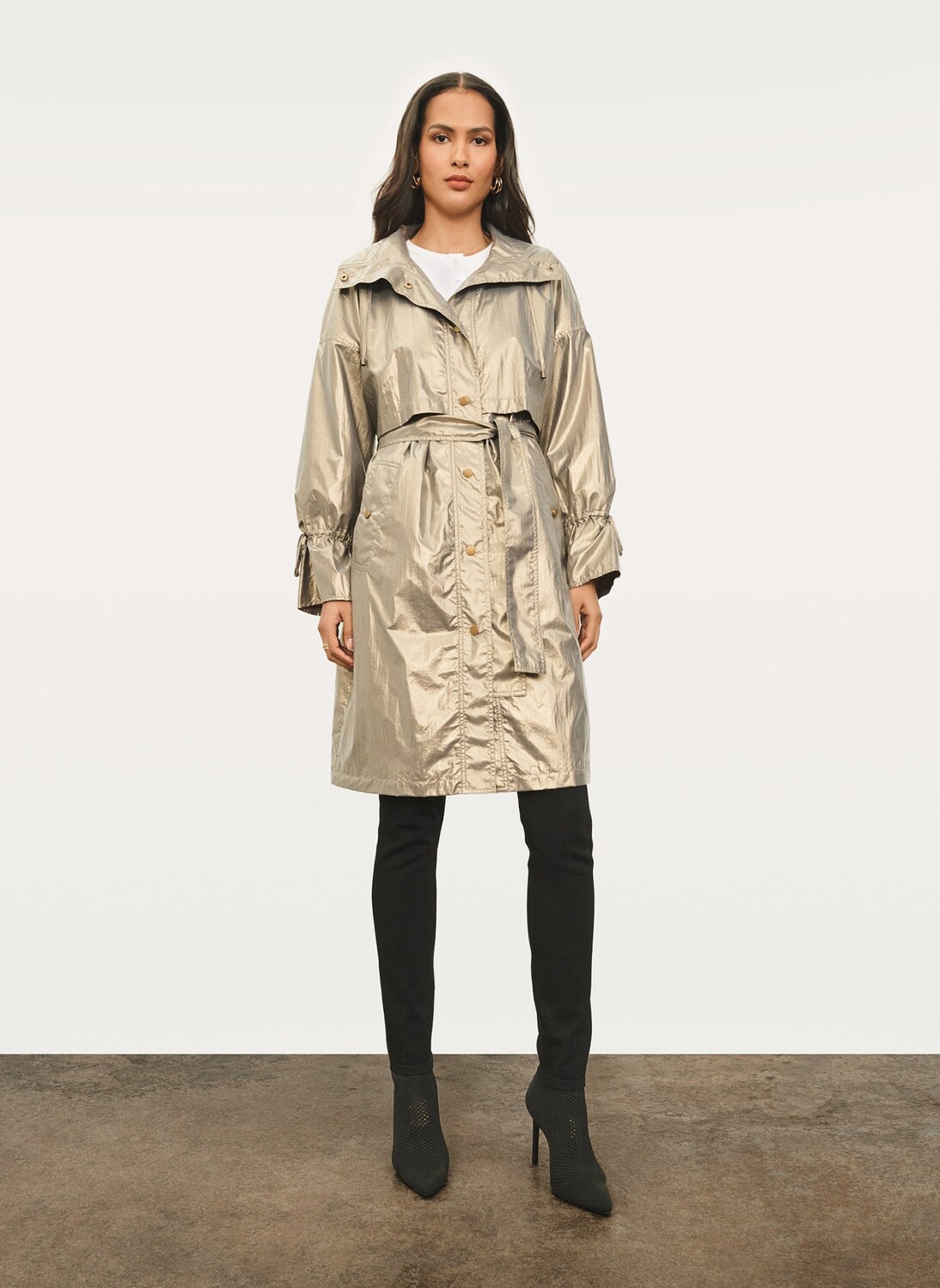 Donna karan hot sale trench coat