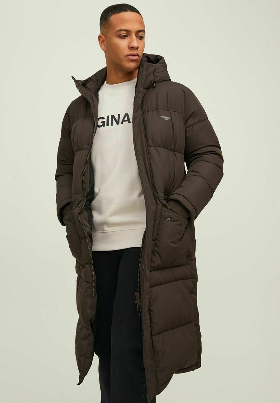 

Пальто зимнее Jack & Jones, коричневый