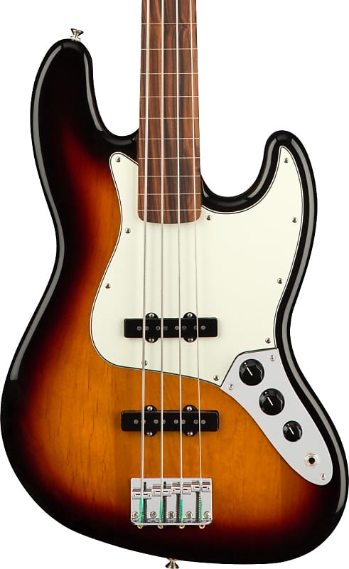 Джазовый бас Fender Player Series (безладовый) Jazz Bass (Fretless)