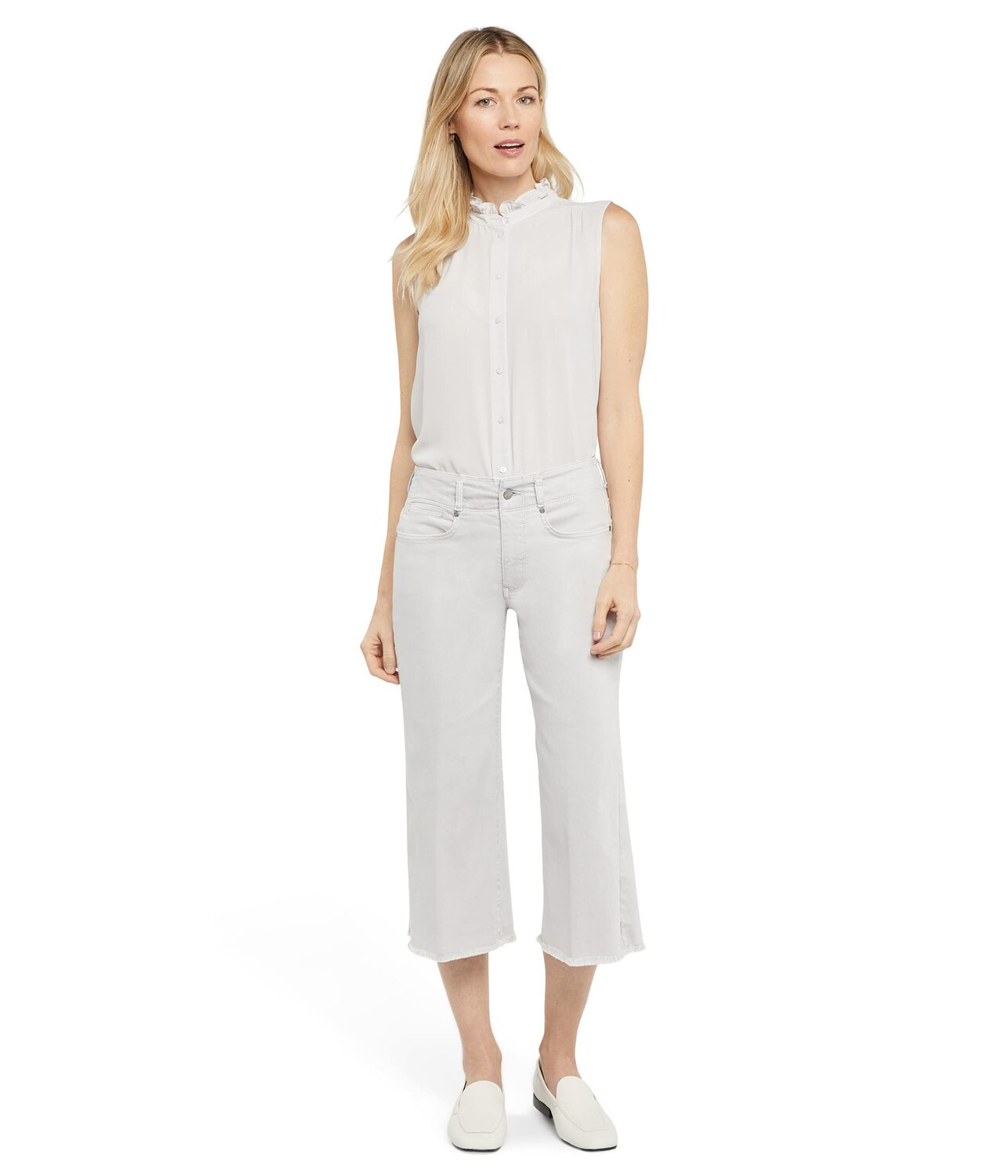 

Джинсы NYDJ, High-Rise Major Wide Leg Capris in Roadtrip