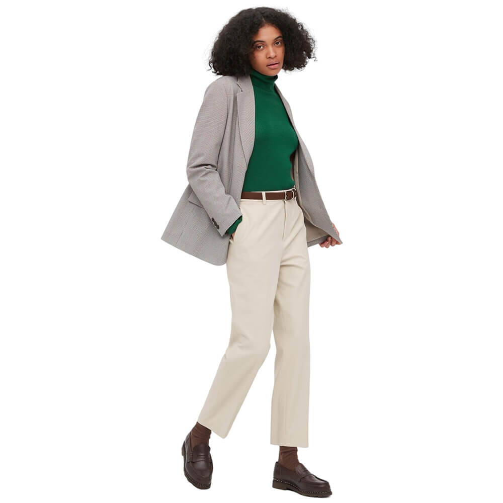 

Брюки Uniqlo Smart Ankle Length, кремовый