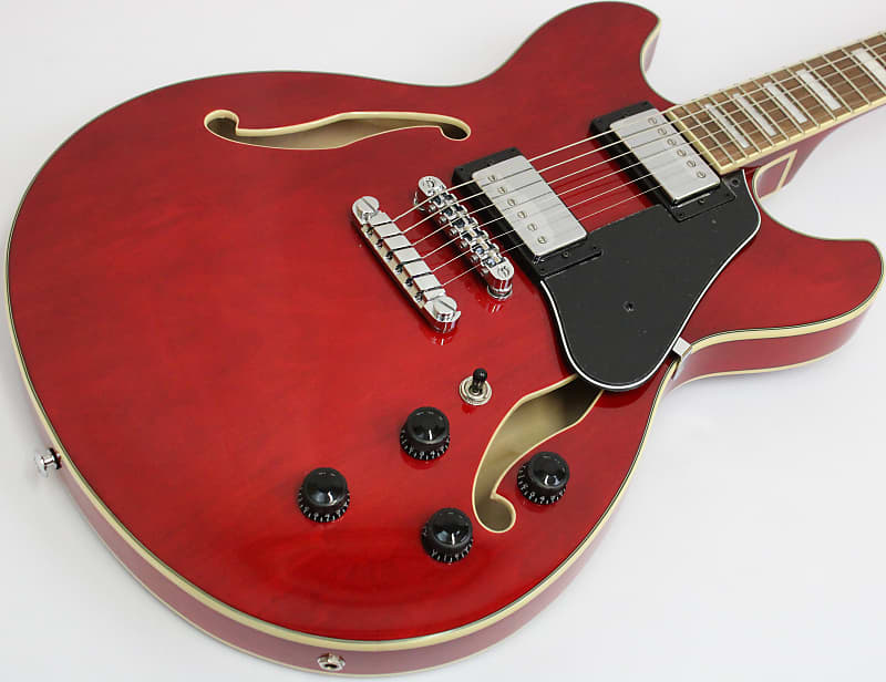 Ibanez Artcore AS73 Semi-Hollowbody Electric Transparent Cherry Red